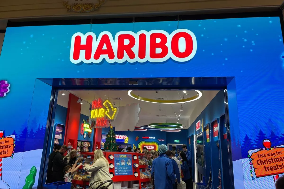 The new Haribo store inside the Trafford Centre