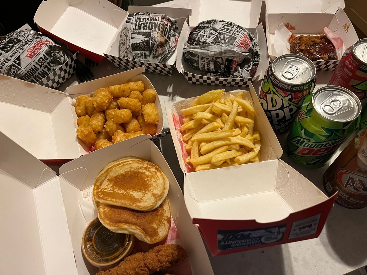Stranger Things themed food and drinks from Hawkins Diner on Deliveroo