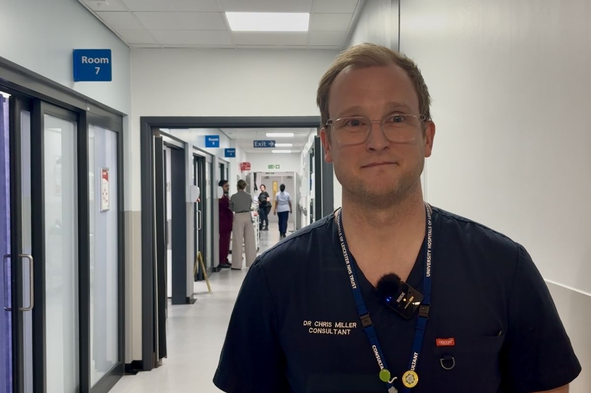 Chris Miller, a consultant geriatrician