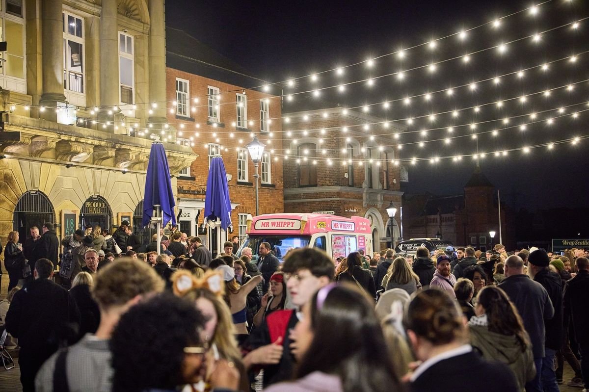 Stockport Marketplace during Foodie Friday 