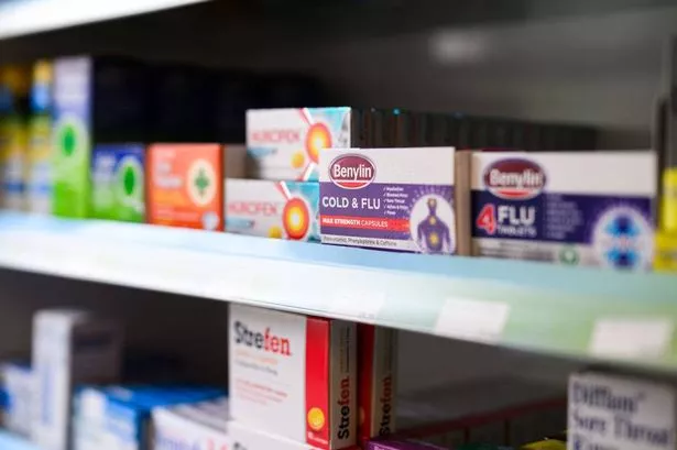 Tablets on a shop shelf