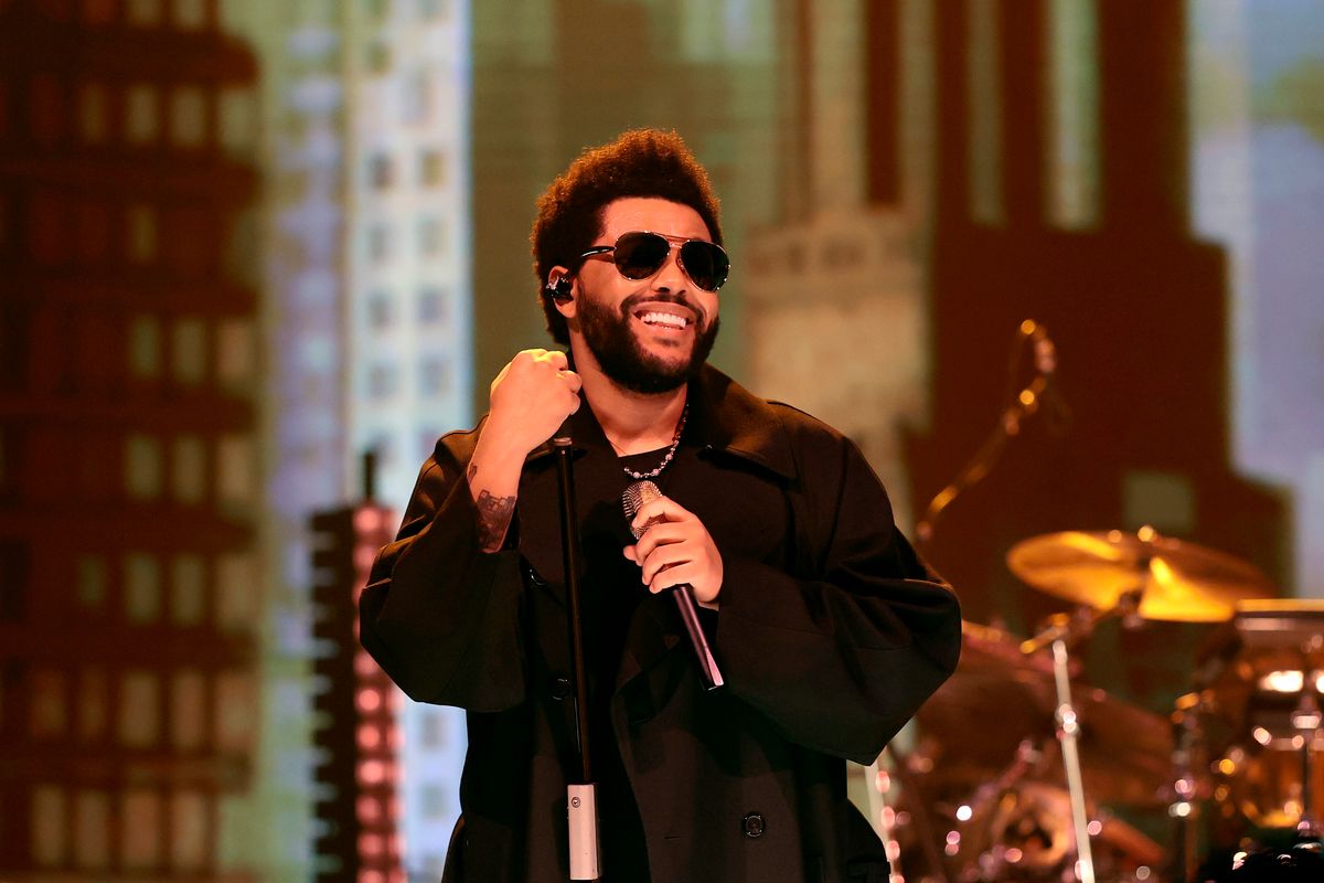 ATLANTIC CITY, NEW JERSEY - SEPTEMBER 13: The Weeknd performs onstage during the Michael Rubin REFORM Alliance Casino Night Event on September 13, 2025 in Atlantic City, New Jersey. (Photo by Dimitrios Kambouris/Getty Images for REFORM Alliance)
