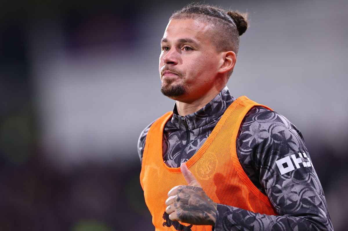 Kalvin Phillips of Manchester City during the Carabao Cup Third Round match against Huddersfield Town