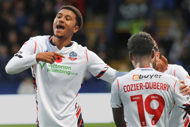 Bolton Wanderer's Mason Burstow has been enjoying himself with the Trotters