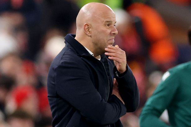 Liverpool head coach Arne Slot