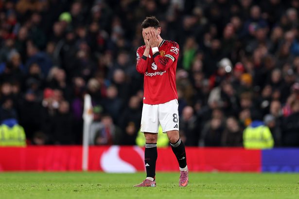 Manchester United captain Bruno Fernandes summed up the feeling at Old Trafford after the draw with West Ham