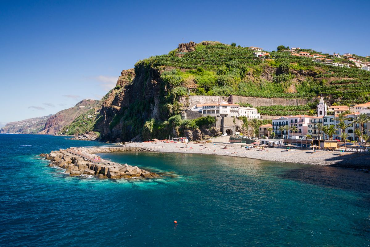 The town of Ponta do Sol on Madeira 
