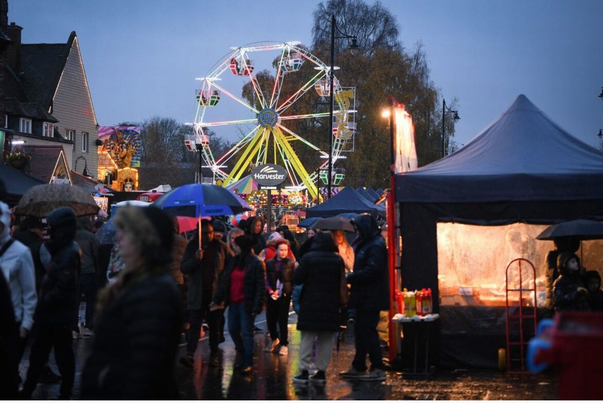 A buzzing Boldmere Christmas Festival in previous years