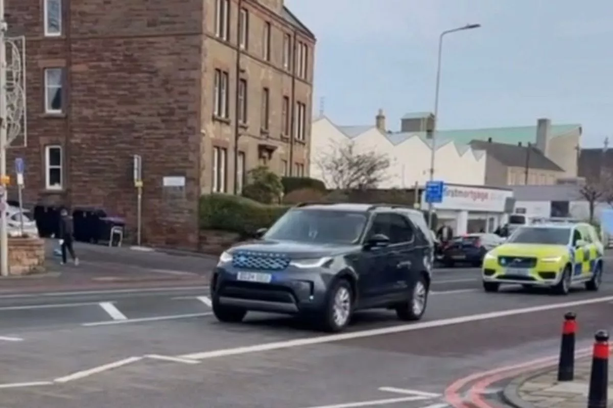 The escort was caught on camera. 