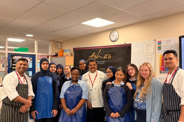 The pupils learnt from some 'top chefs'