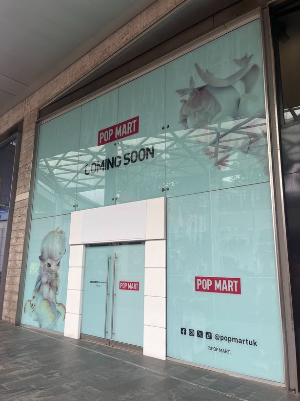 The posters have teased POP MART's arrival in the city