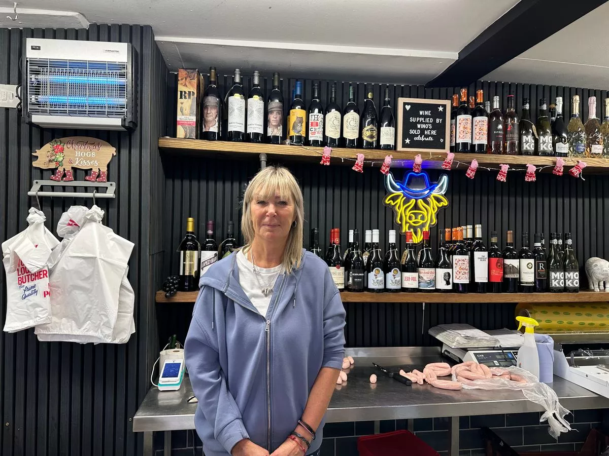 Sharon Kelly, of Windsor Butcher, was visibly taken aback by news of the planned closures. 