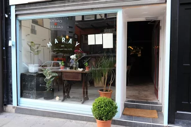 Maray restaurant on Bold Street, Liverpool.