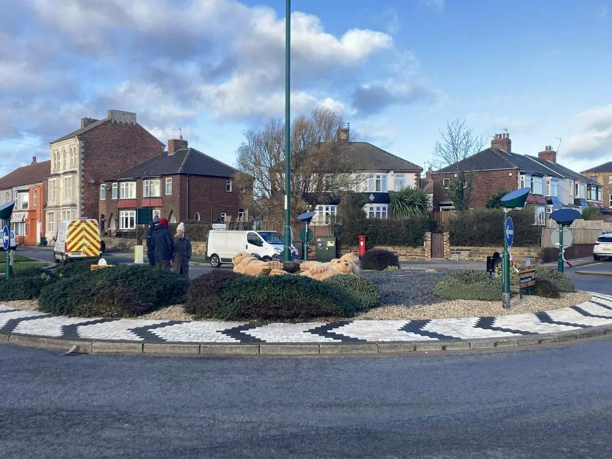 The wooden seals of Redcar have been recreated and once again have pride of place in the town