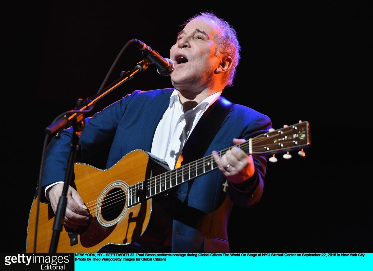 Paul Simon performs onstage 