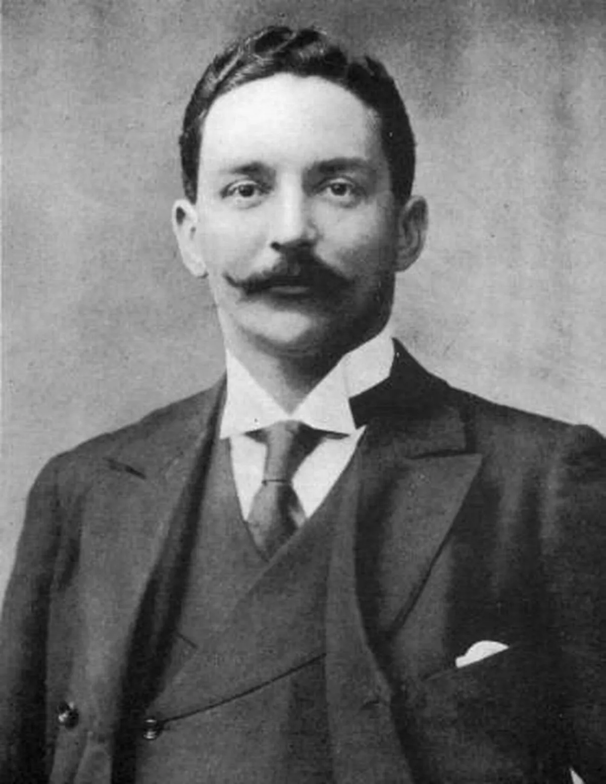 Joseph Bruce Ismay, who travelled on (and survived) the maiden voyage of his company's ocean liner, the RMS Titanic, in 1912