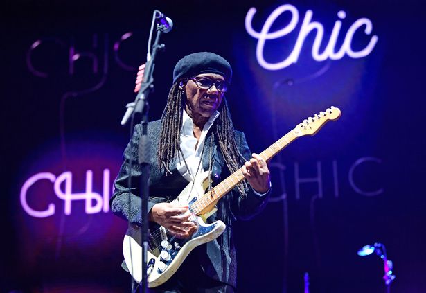 Nile Rodgers & Chic On the Waterfront concert at the Pier Head hosted by Cream