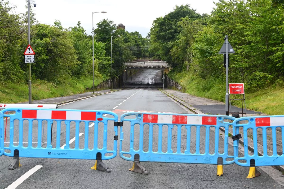 Queens Drive has been closed many times over flooding - including in August 2023 when married couple Elaine and Philip Marco tragically drowned in floodwater