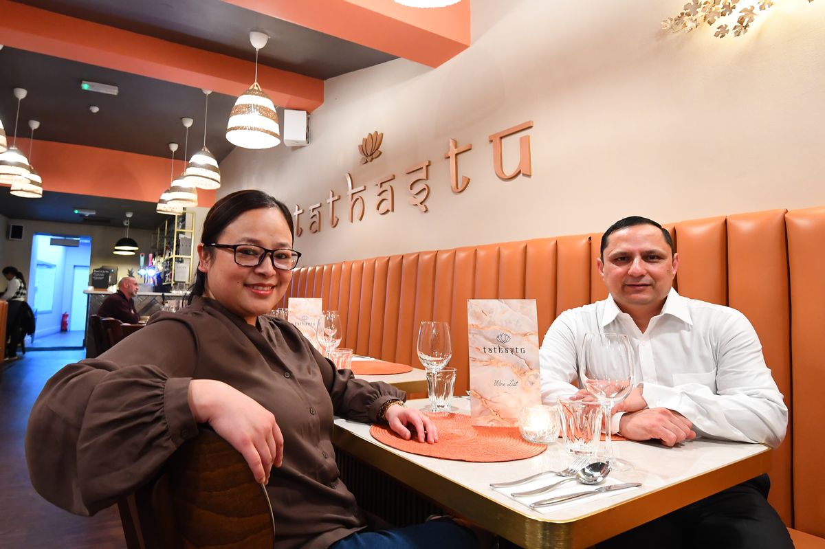 Tathastu Restaurant owners Ekta Rai and Digamber Singh