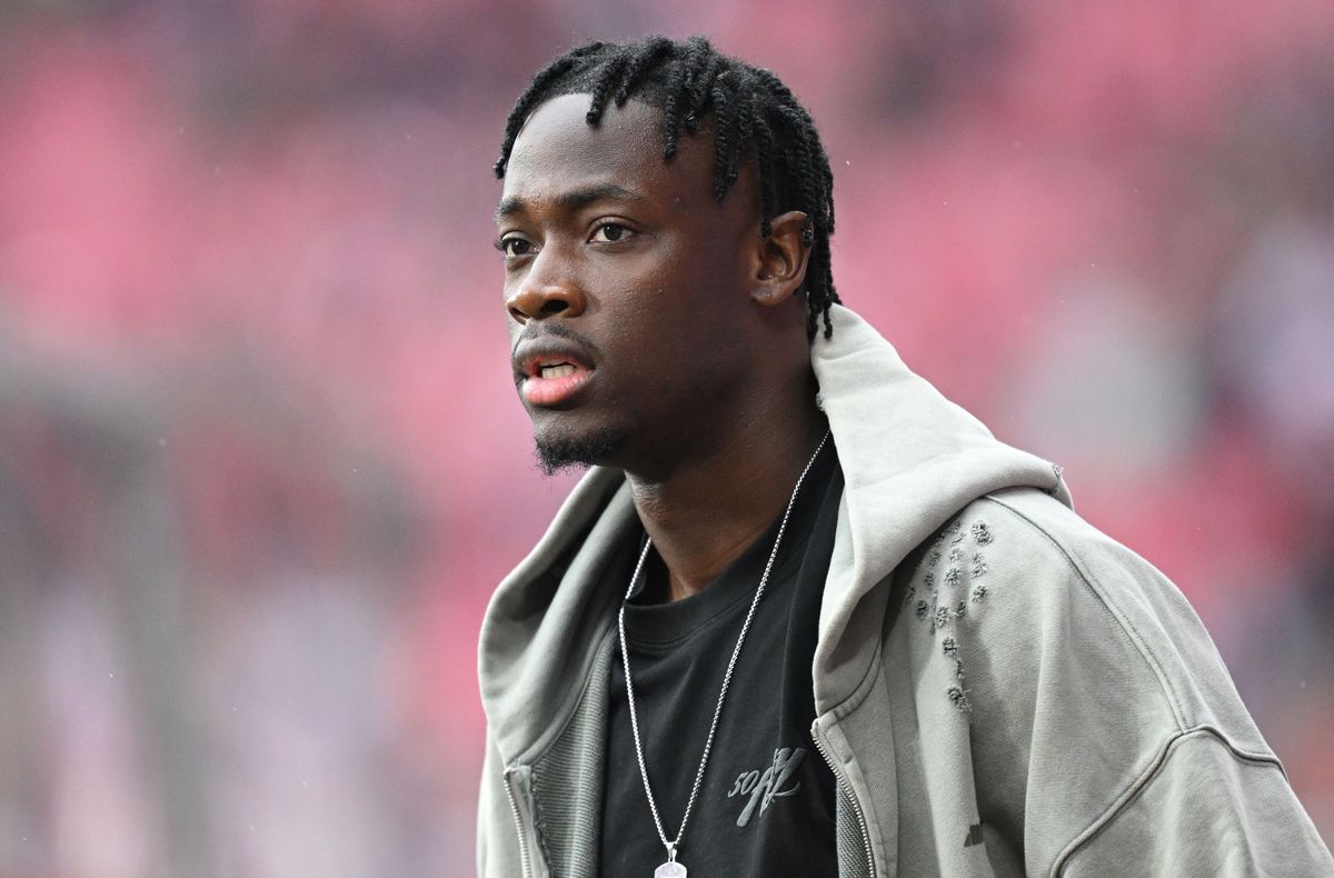 El Chadaille Bitshiabu of RB Leipzig