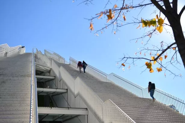 A view of the Tirana Pyramid that draws attention as an attraction for both local and foreign tourists in Tirana 