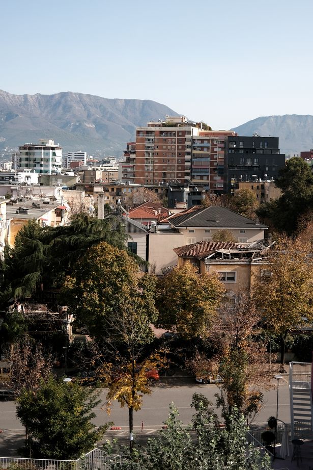A view of the city prior to the FIFA World Cup 2026 qualifier match between Albania and England at Air Albania Stadium on November 16, 2025 in Tirana, Albania. (Photo by Alex Pantling/Getty Images)