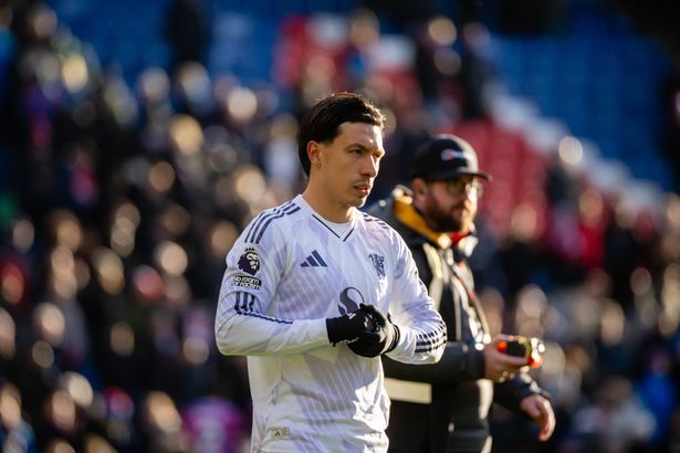 Lisandro Martinez after a Manchester United game