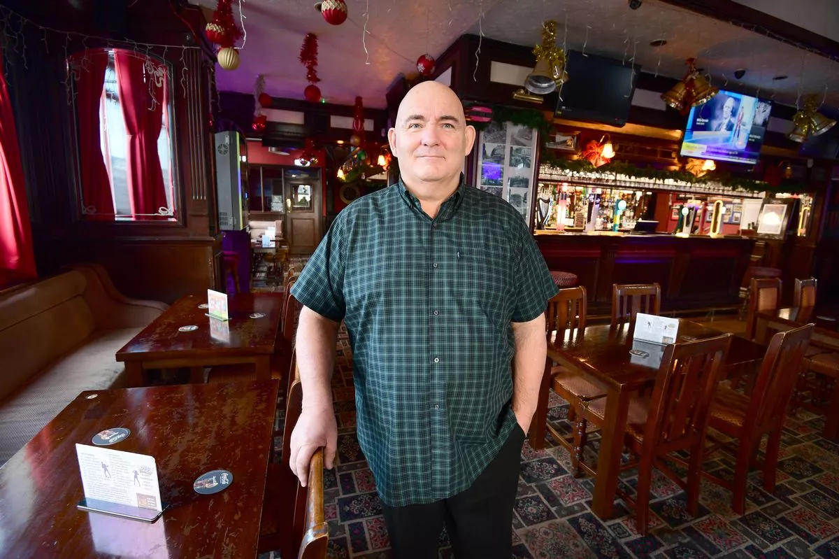 Robert Maher from the Albion pub in Bootle