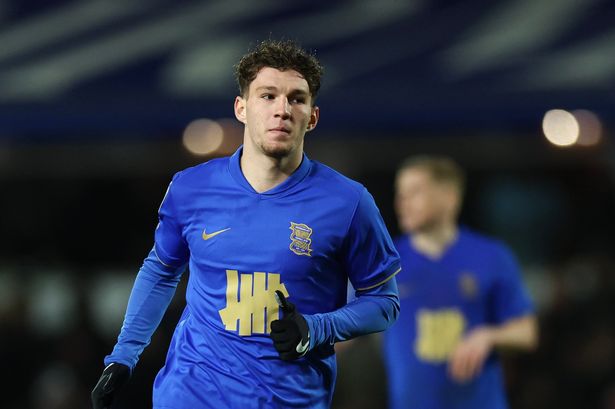 Lewis Koumas in action for Birmingham City