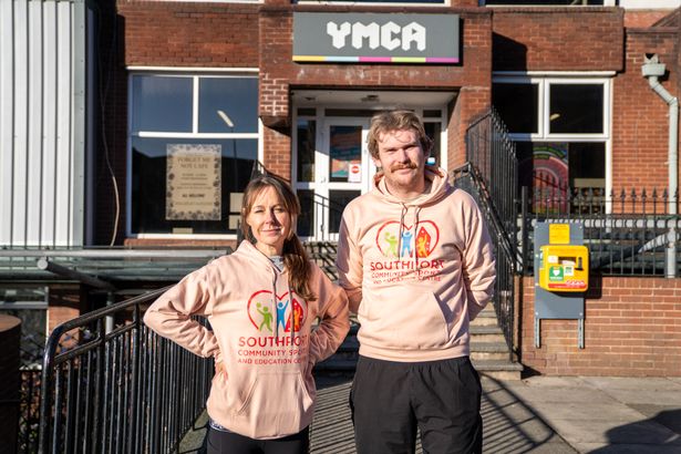 Southport Community Sports Steve Haworth and volunteer Jenny Bowles outside their latest venture