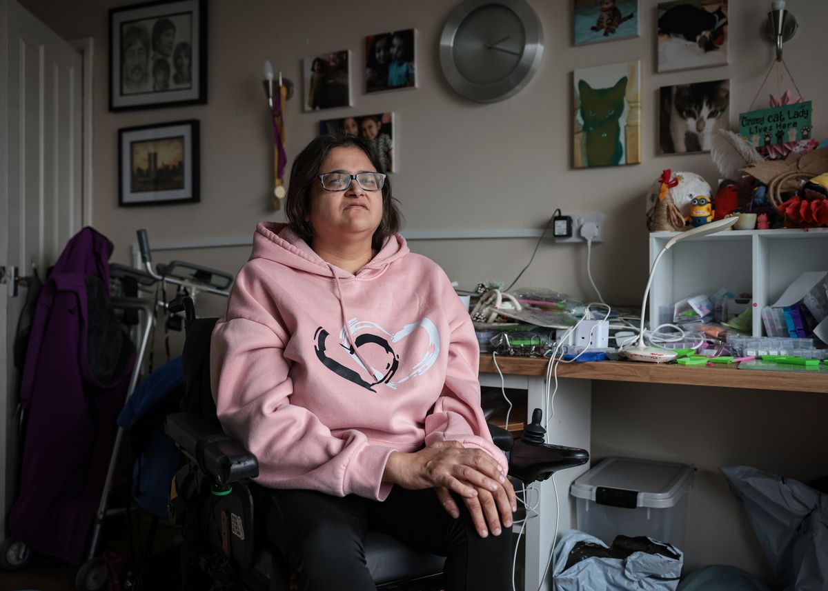 Sabena Khan lives in Stockport and is struggling to get by (Image: Kenny Brown / MEN)