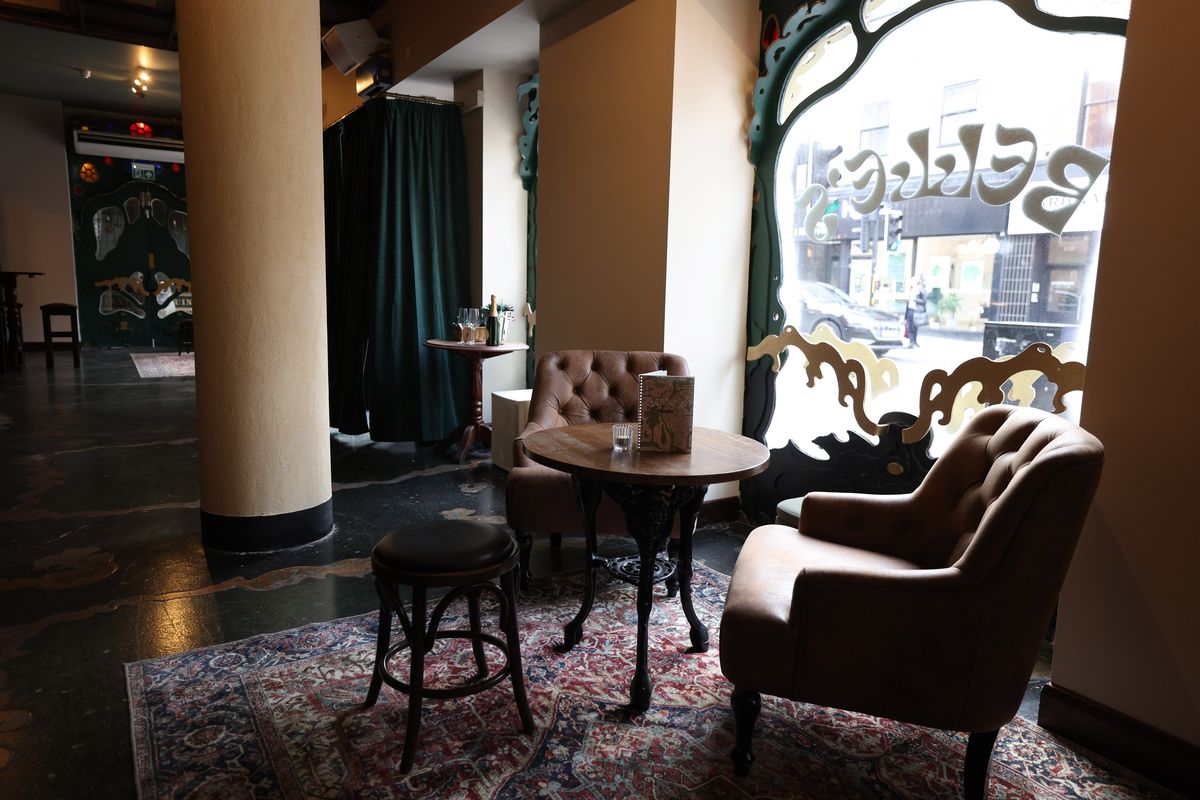 Inside Belle's on Renshaw Street