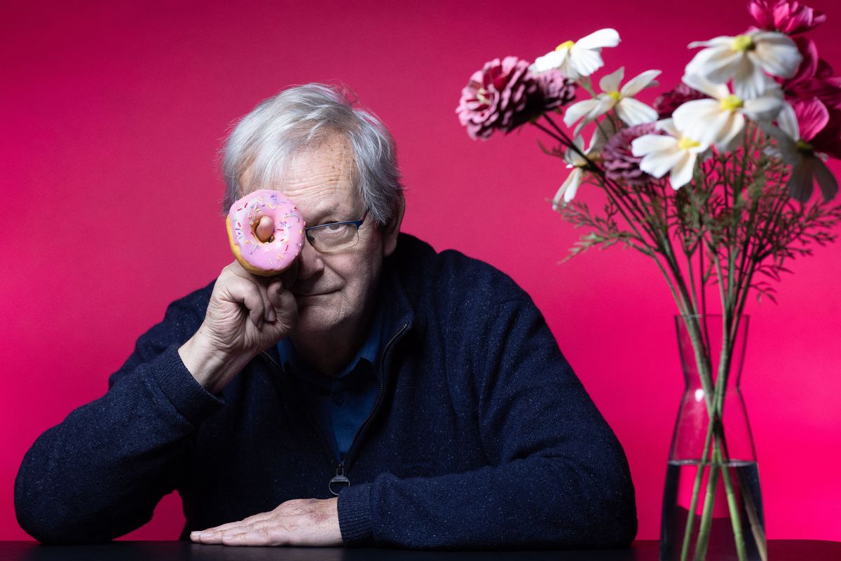 British documentary photographer Martin Parr, described by friend and photographer Daniel Meadows as one of the great satirists