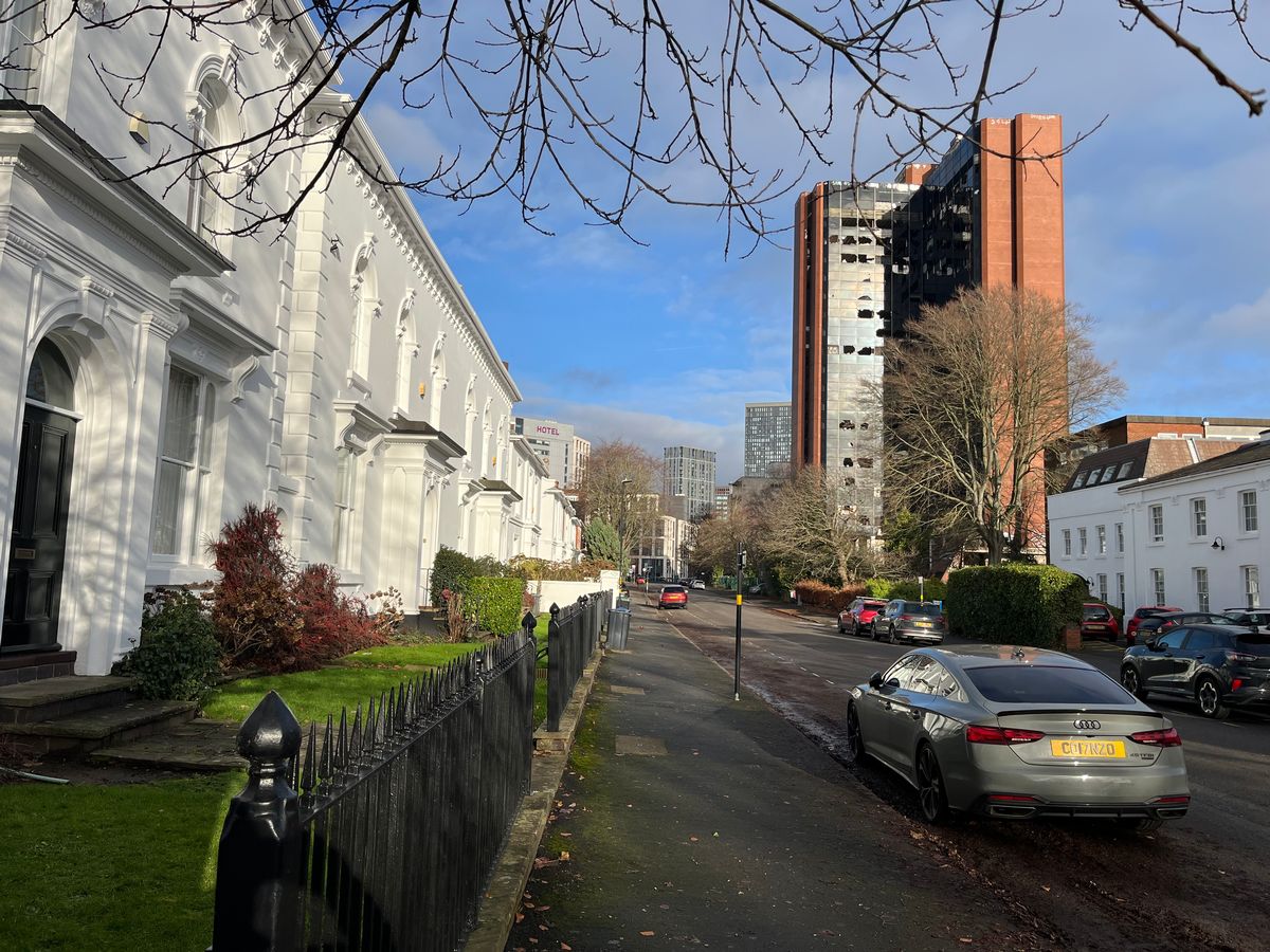 Residents have complained over the ongoing existence of Five Ways Tower