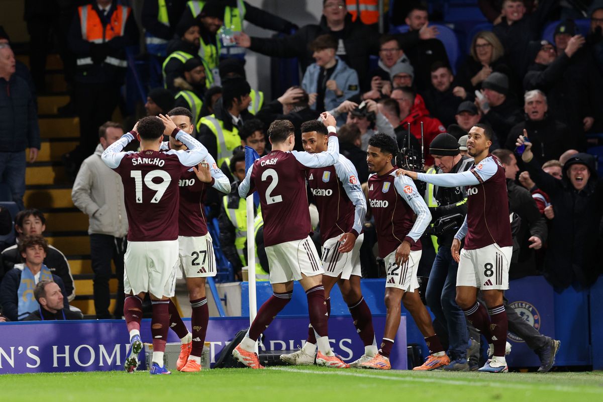 Ollie Watkins scored both of Aston Villa's goals at Chelsea