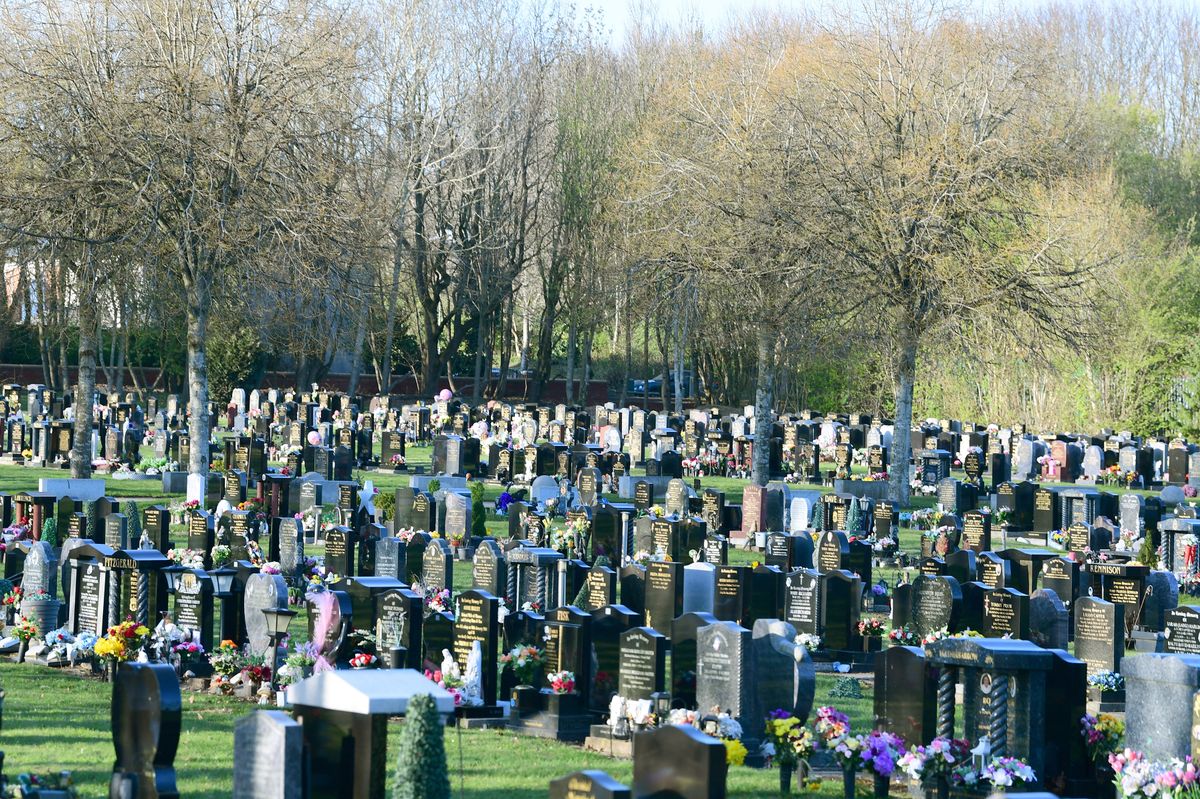 Knowsley Cemetery, near Whiston Woods