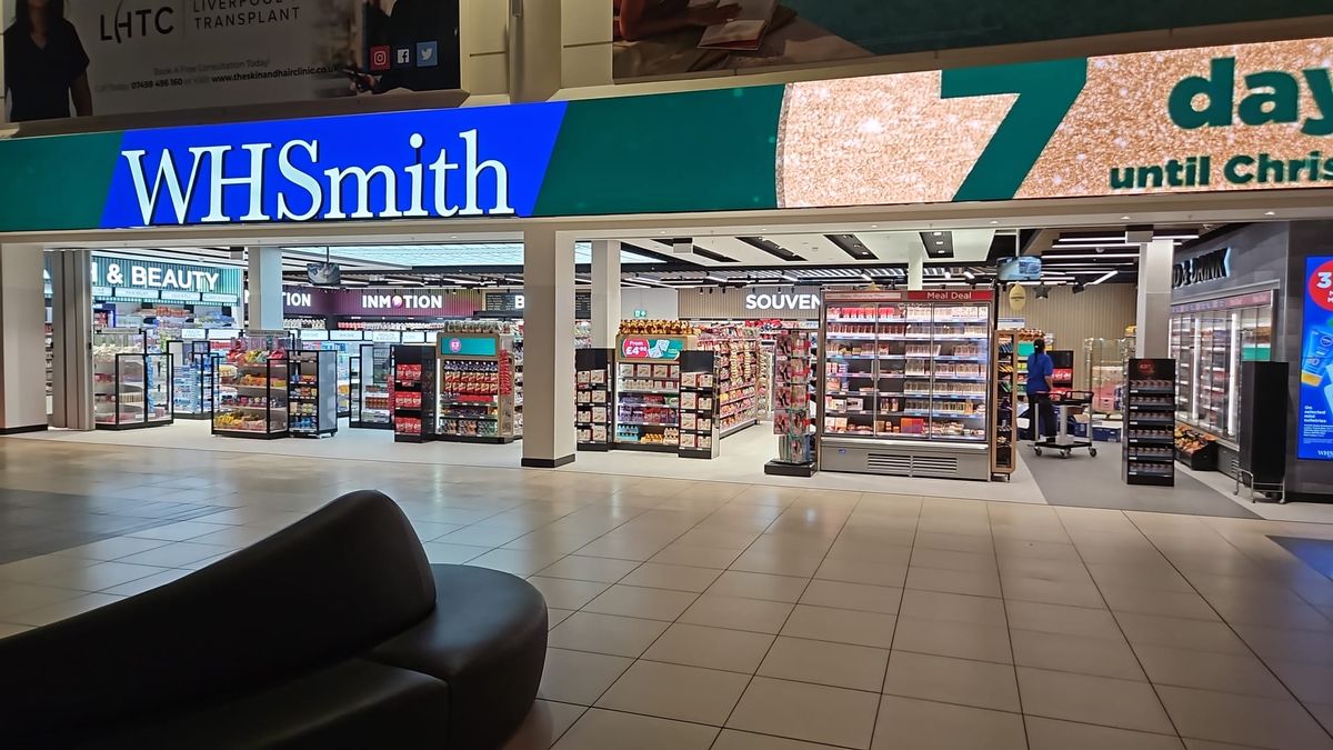 The new WHSmith at Liverpool John Lennon Airport 