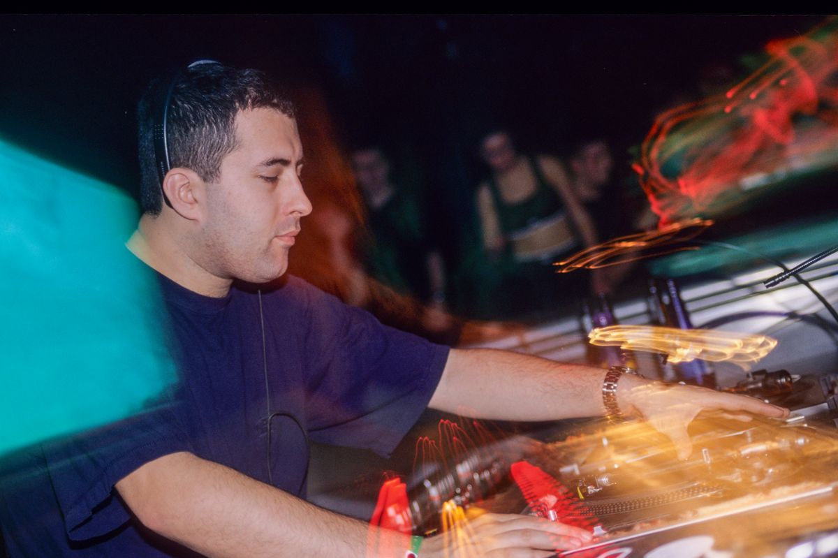 Dave Clarke in the Nation Courtyard by Mark McNulty