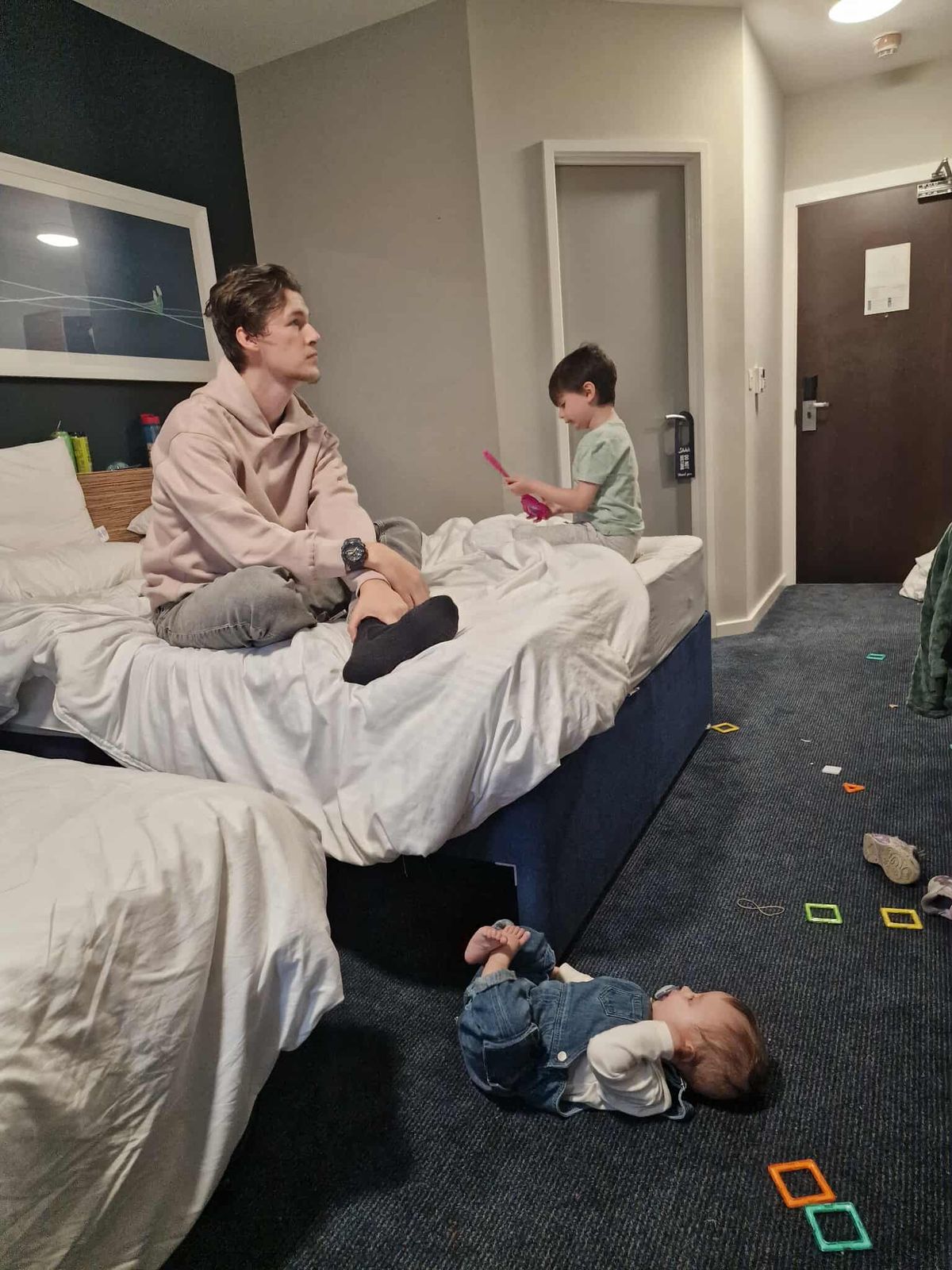 They are in temporary accommodation