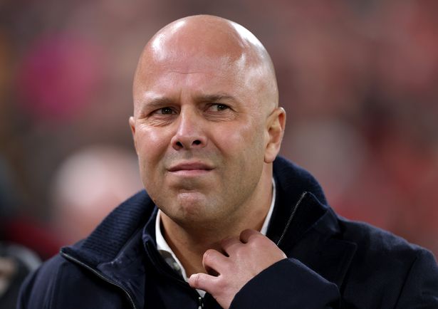 Arne Slot at Anfield for Liverpool vs Sunderland