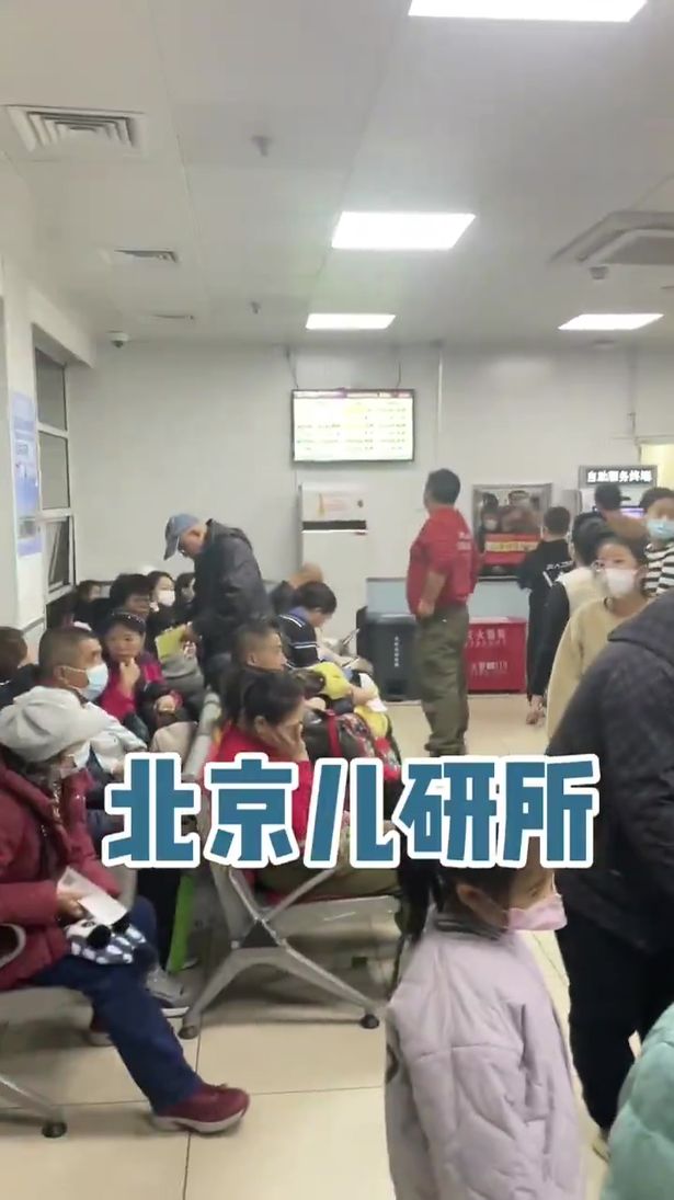 A picture of a crowded hospital  