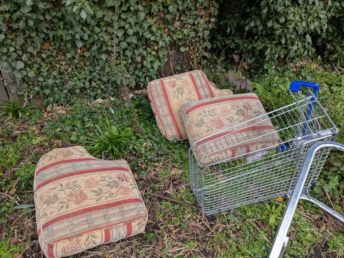 Fly-tipped waste in Hull