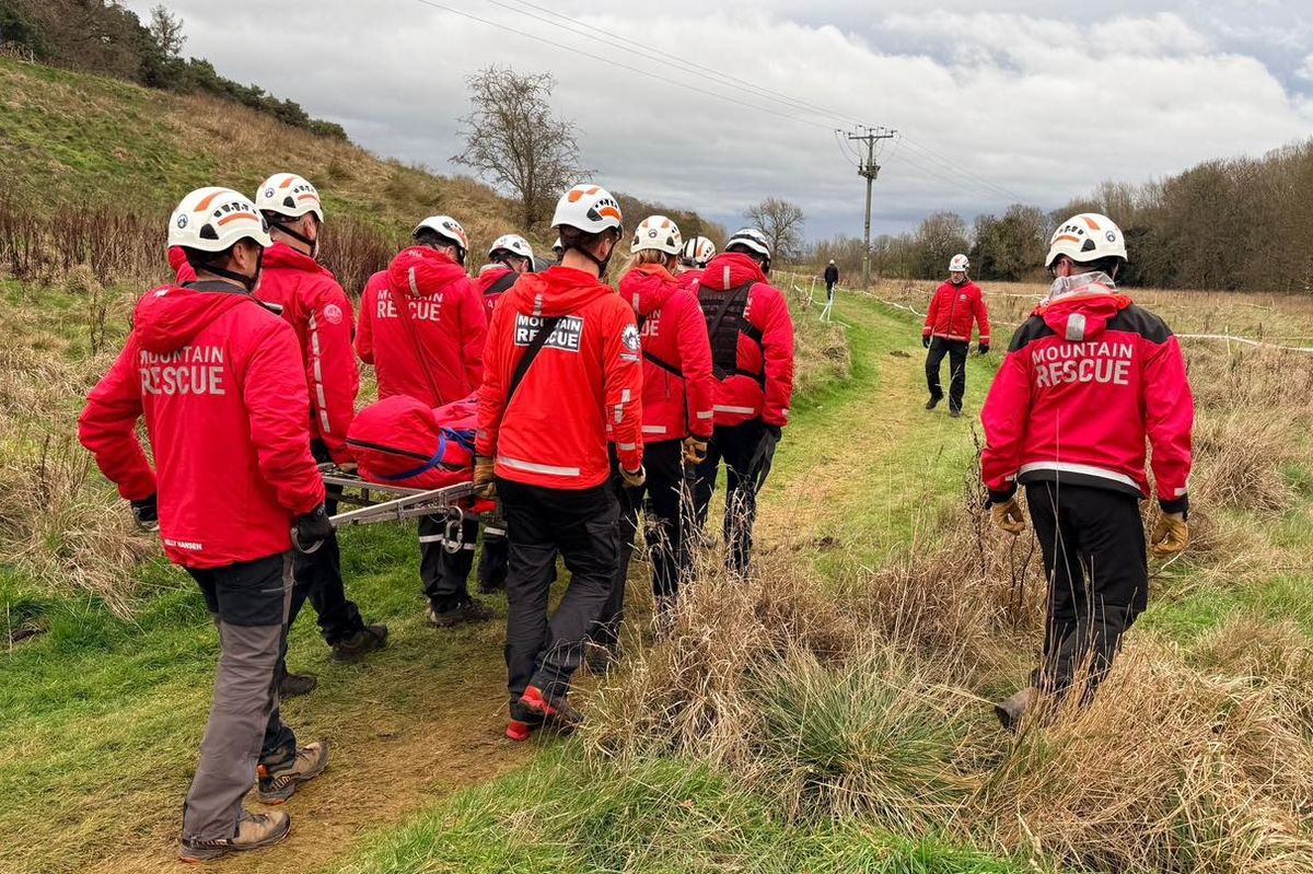 Mountain rescue teams called to injured cyclist at cyclo-cross event