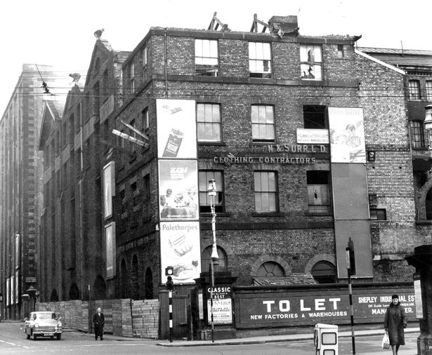 Ducie Street Warehouse pictured in 1966, when it was known as the London Road Station Warehouse