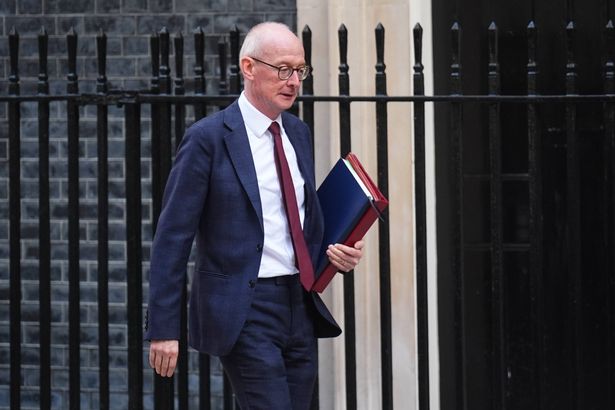 Pat McFadden outside Downing Street