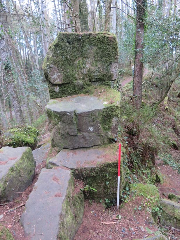 St Patrick's Chair at Altnadaven, Co Tyrone