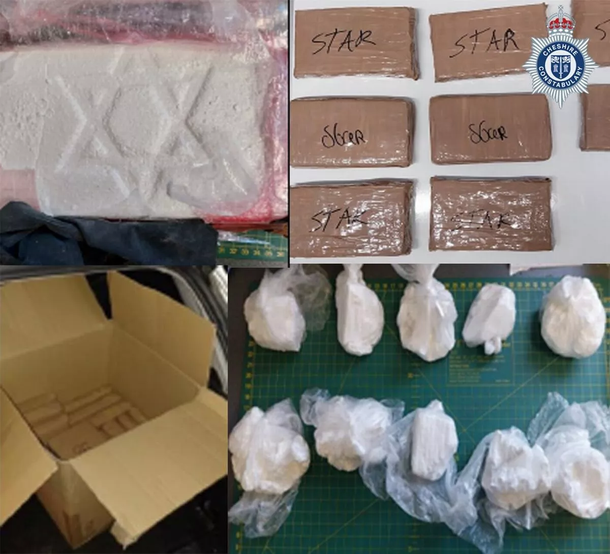 Drugs seized during the operation