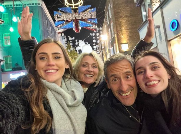 Jess, Rebecca, Richard and Vera selfie on Carnaby Street