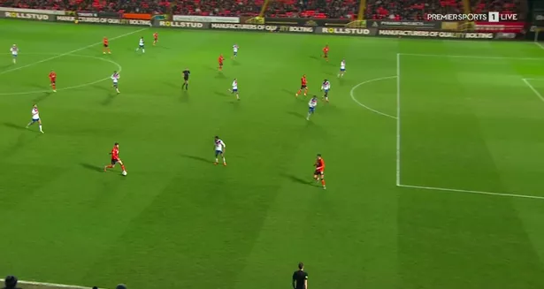 Dundee United's Ivan Dolcek is judged to be onside vs Rangers