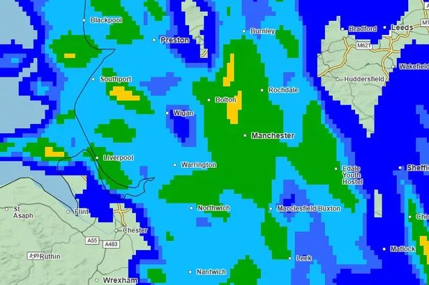 Heavy rain is forecast today